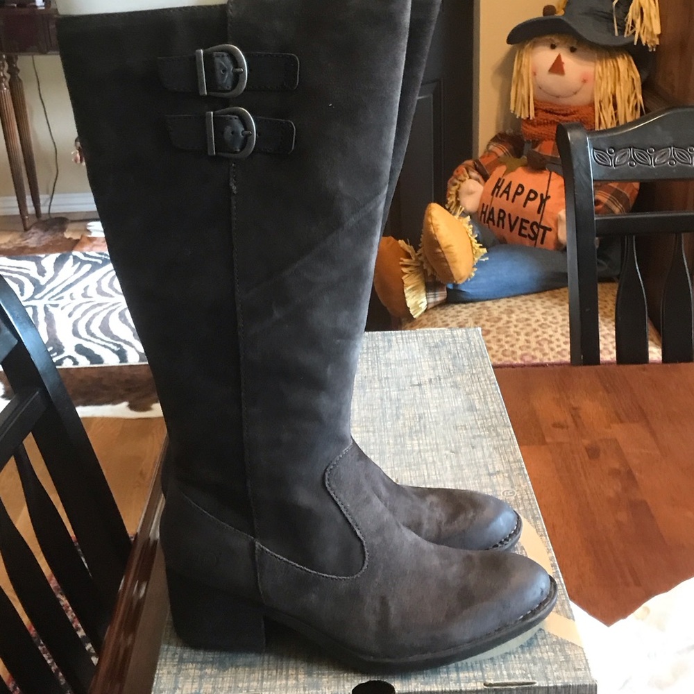 Born Dark Grey Boots … NEW